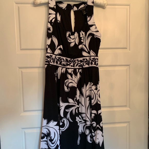 White House Black Market floral print jersey dress - Picture 1 of 3
